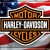 Placa metalica - Harley Davidson - USA - 10x14 cm